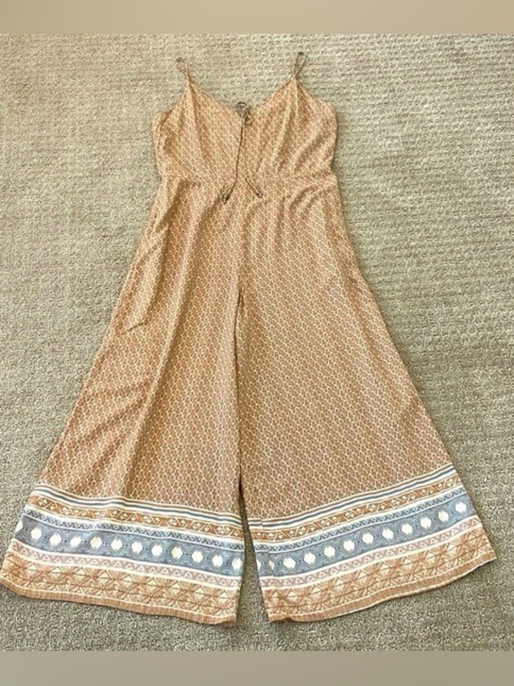 Bohemian Brown Jumpsuit